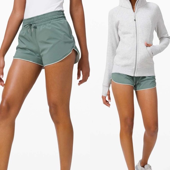 lululemon athletica Pants - Lululemon Choose a Side Short Reversible 3"
Tidewater Teal / Springtime